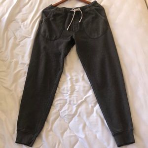 Jcrew Dark Grey Authentic Fleece Sweatpants